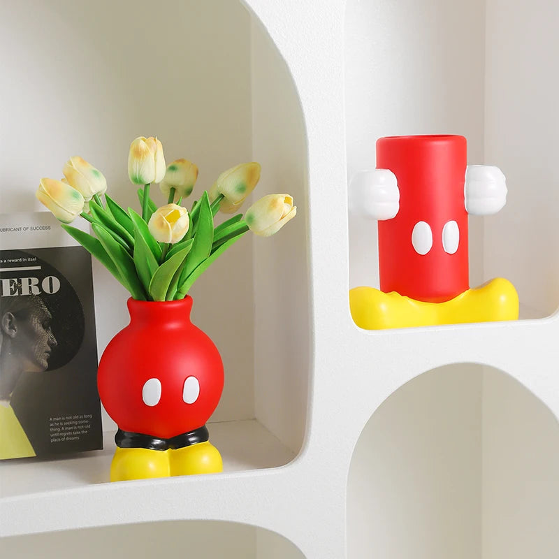 Mr. & Mrs. Mouse Flower Pot