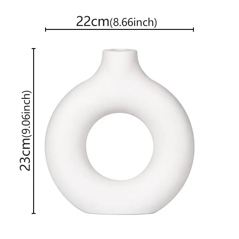 Donut Shape Single Flower Pot