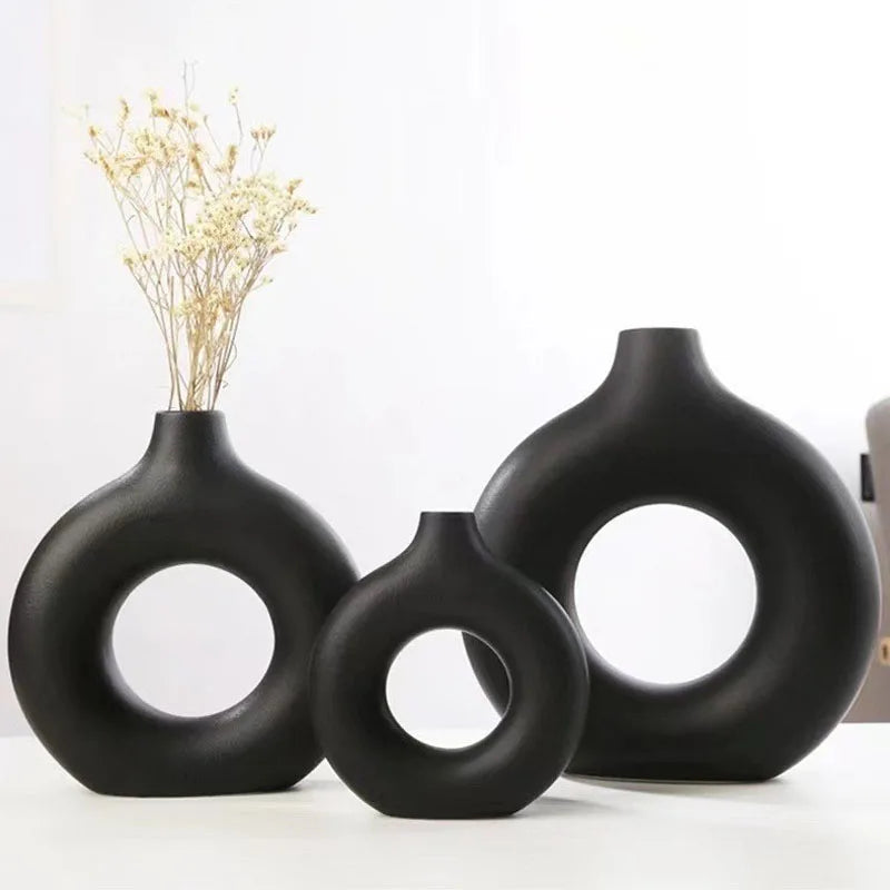 Donut Shape Single Flower Pot