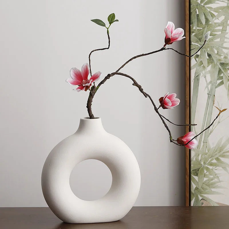 Donut Shape Single Flower Pot