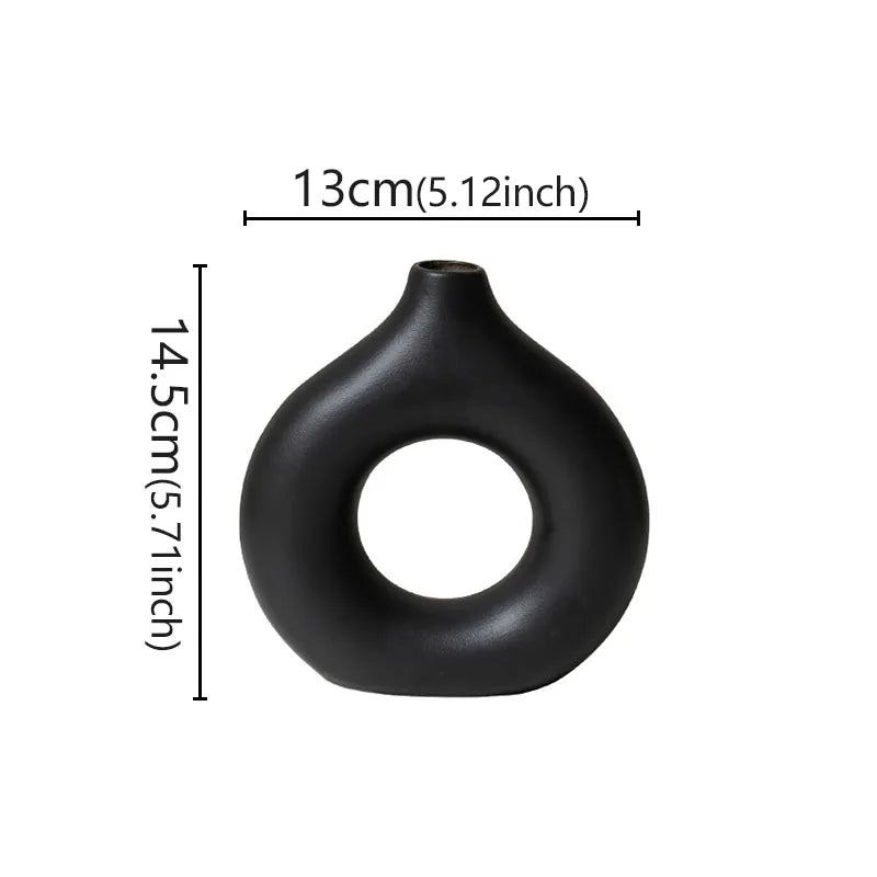 Donut Shape Single Flower Pot
