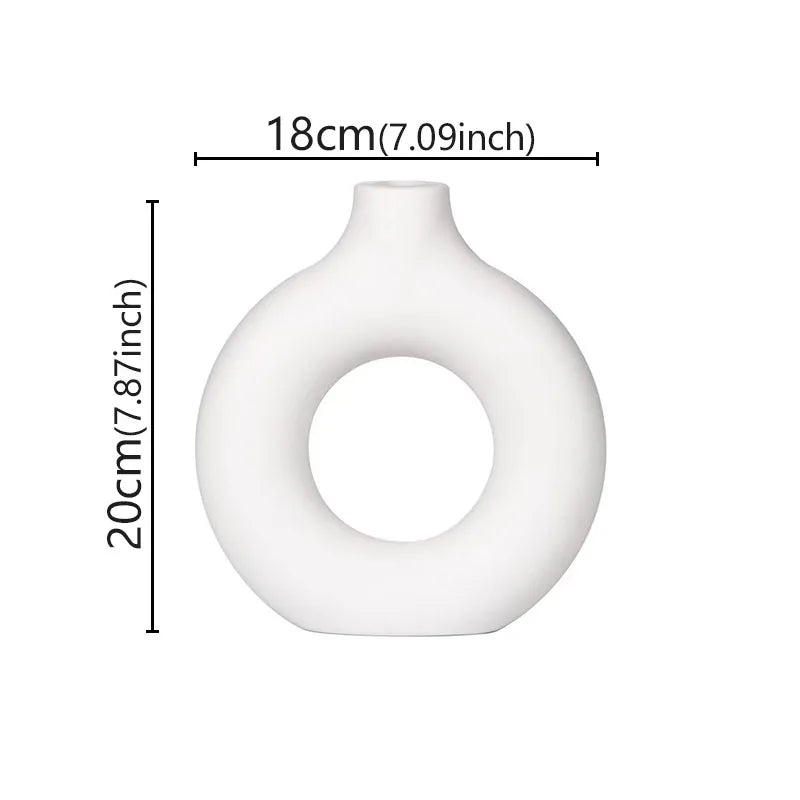 Donut Shape Single Flower Pot