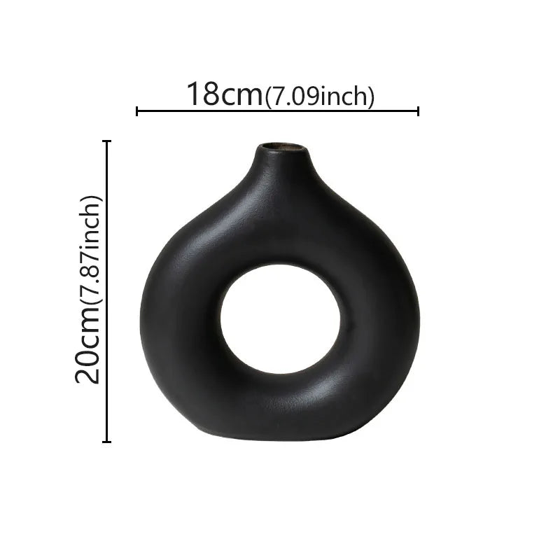 Donut Shape Single Flower Pot