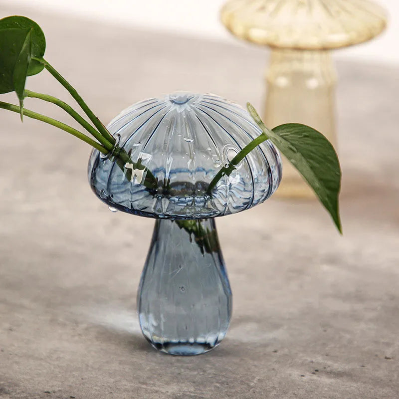 Jelly Mushroom Glass Vase