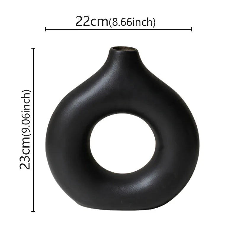 Donut Shape Single Flower Pot