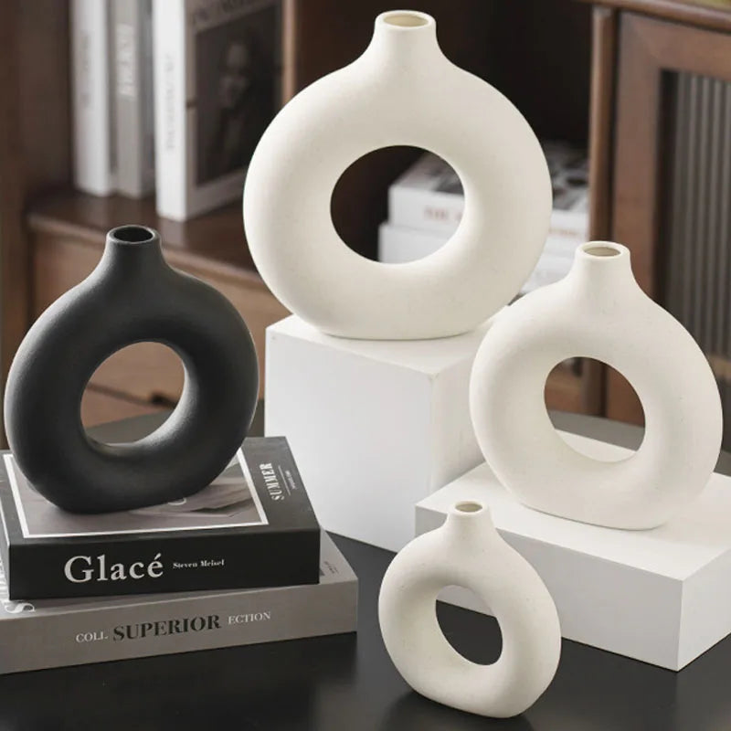 Donut Shape Single Flower Pot