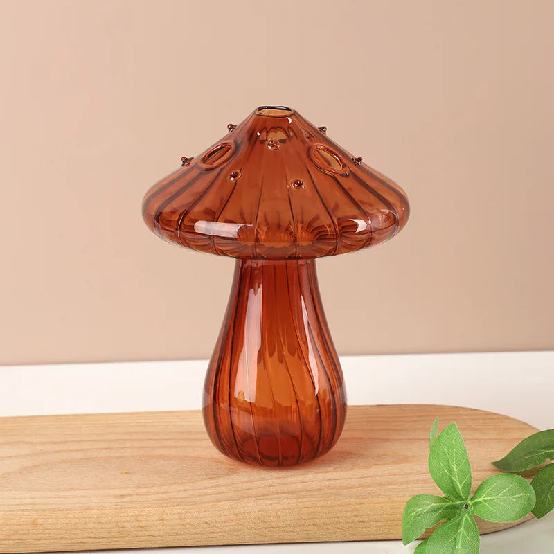 Jelly Mushroom Glass Vase