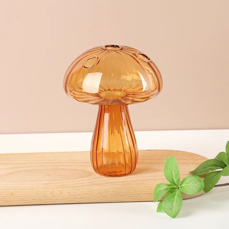 Jelly Mushroom Glass Vase
