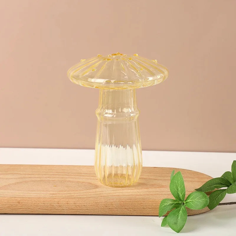 Jelly Mushroom Glass Vase