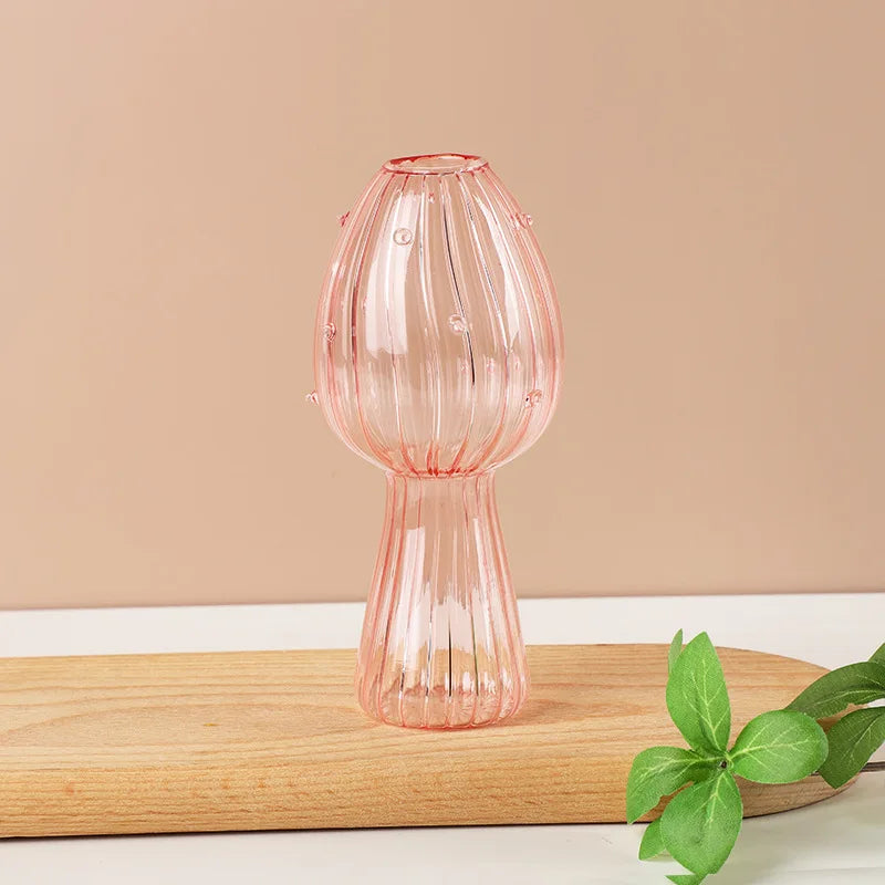 Jelly Mushroom Glass Vase
