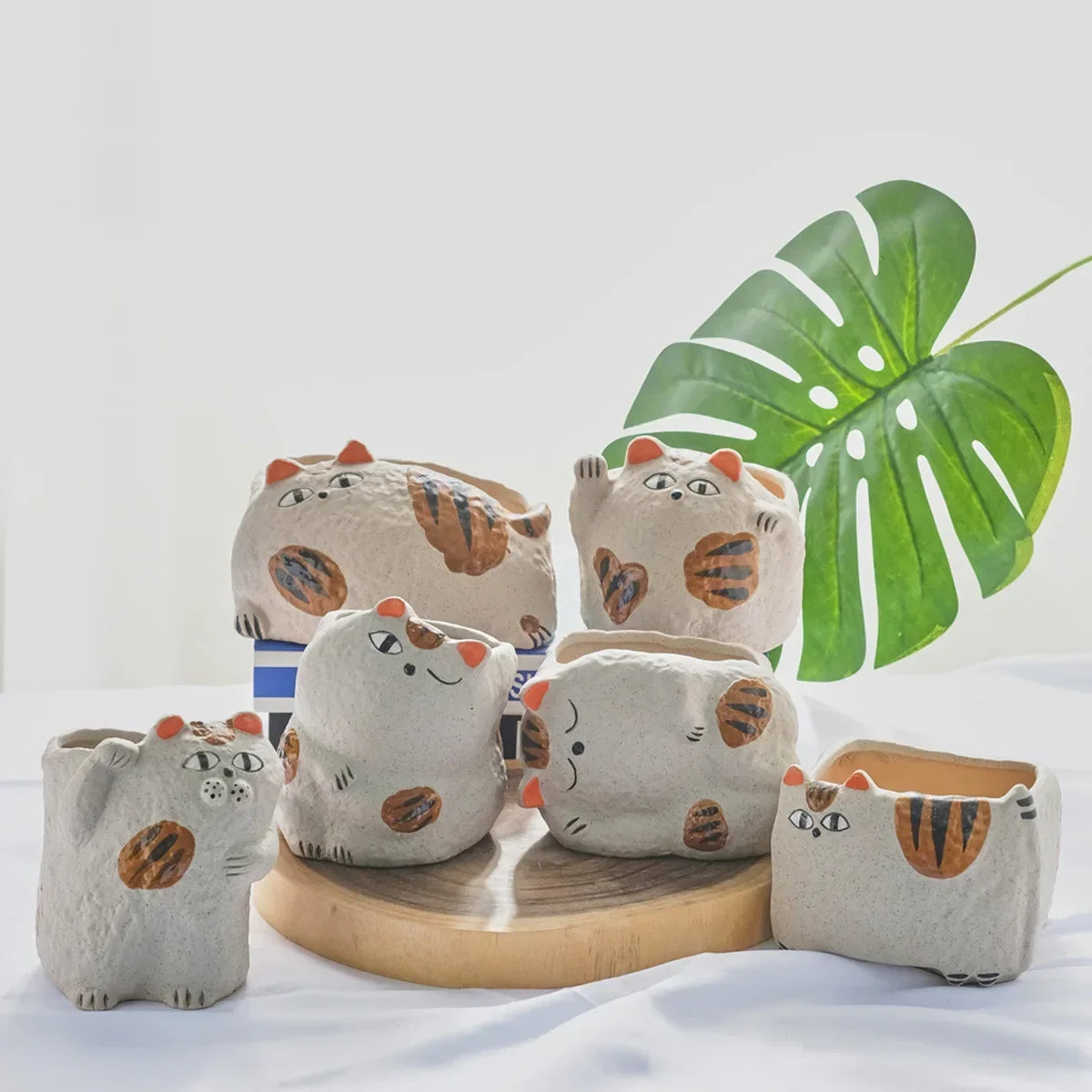 Lucky Cat Flower Pot