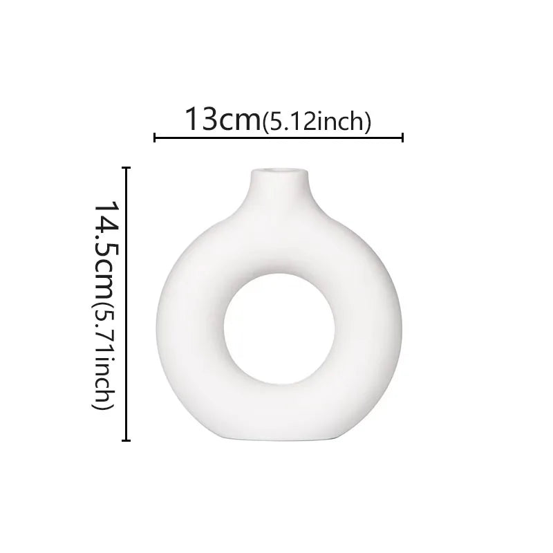 Donut Shape Single Flower Pot