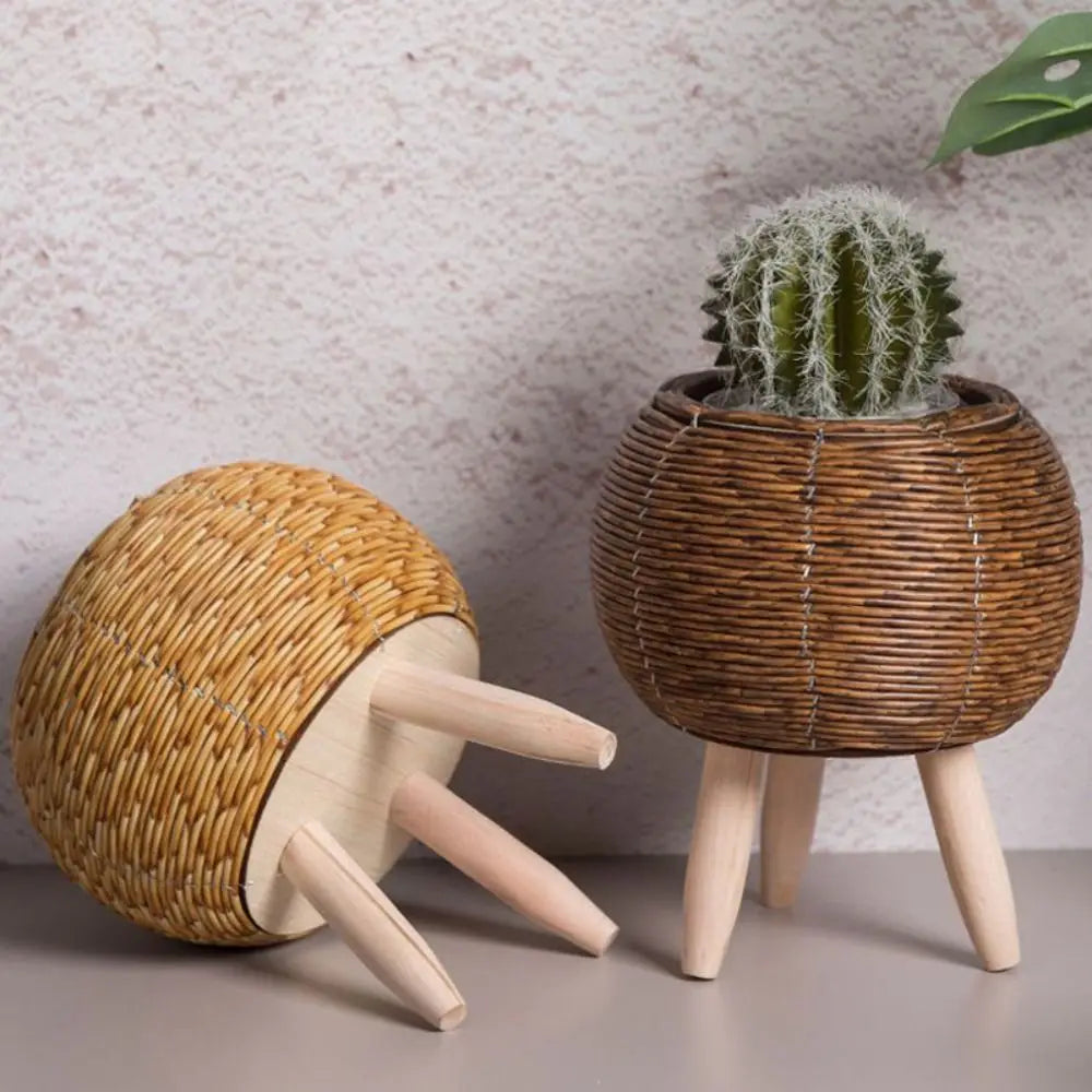 Rattan Woven Flower Pot