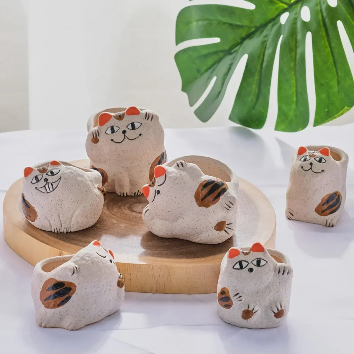 Lucky Cat Flower Pot